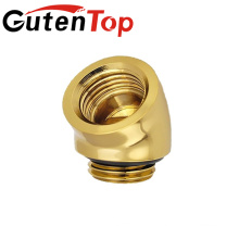 Guten top G1/4" Male to Female brass Fitting, 45 degree adapter